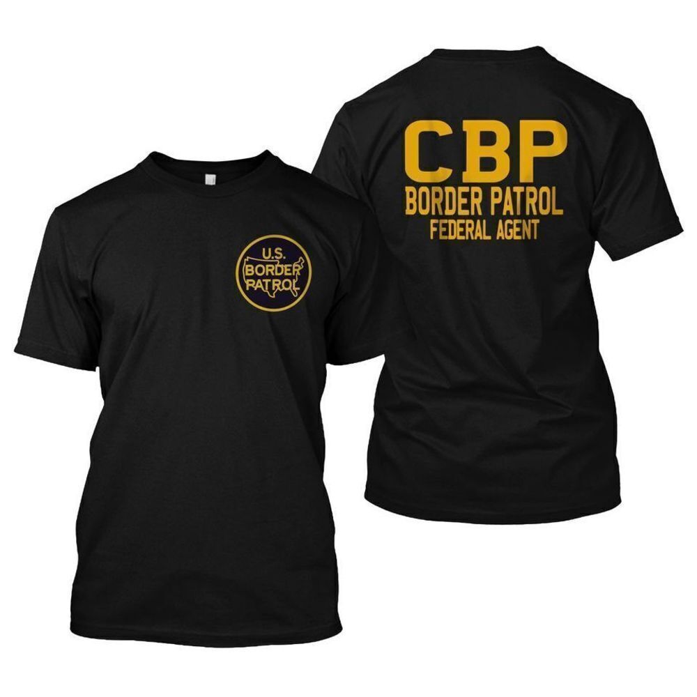 US Border Patrol CBP Official Style 2 Sided Unisex T-Shirt